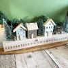 Christmas Rustic House Slider Advent Countdown, Festive Table Decoration, Novelty Christmas Countdown, Keepsake Advent Calendar