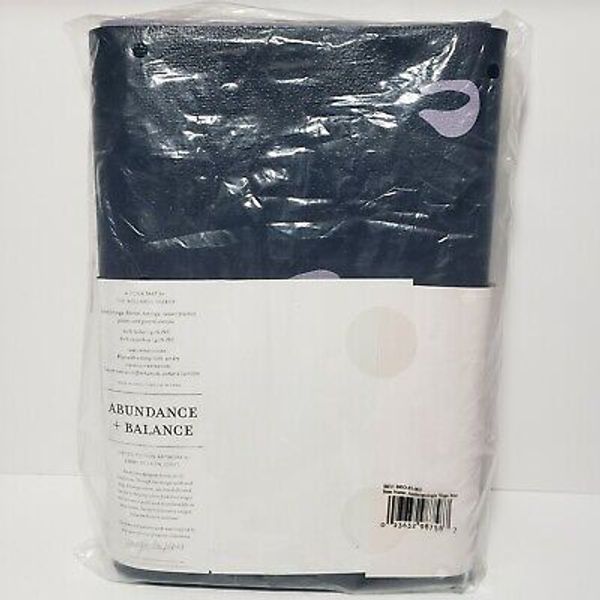 Anthropologie Live Mindfully Travel Yoga Mat 24" x 68" Blue