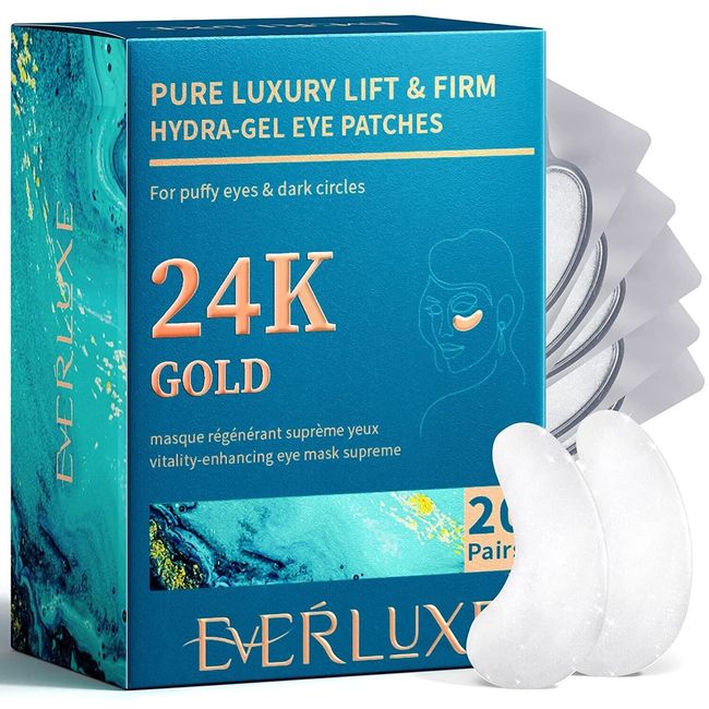 Under Eye Patches EVERLUXE Under Eye Masks Eye Gel Treatment Masks for Puffy Eye