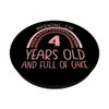 I'm 4 Years Old! 4th Birthday PopSockets Adhesive PopGrip