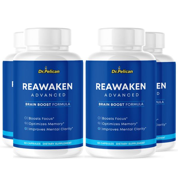 ReAwaken Advanced-Brain Support- 4 Bottles- 240 Capsules