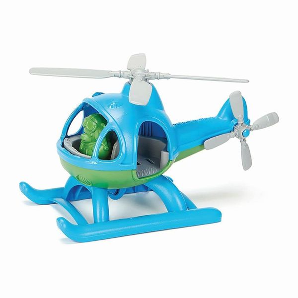 Green Toys Helicopter, Blue/Green