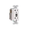 Eaton 3.6A USB Type A Charger with TR Duplex Receptacle 20A/125V