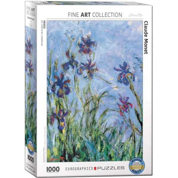 Eurographics Irises by Claude Monet 1000-Piece Puzzle