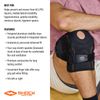 Shock Doctor Knee Brace Support, Compression Sleeve w/side Stabilizers, Patel...