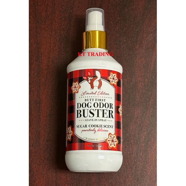 MAISON PET CO~ BUTT FIRST Dog Odor Buster Eliminate LEAVE-IN SPRAY~ SUGAR COOKIE