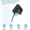 Newding 12V for Braun Shaver Charger Cable Series 5, 3, 9, 7, 1 Beard Trimmer and Epilator Silk-Epil 9, 7, 5, Wet&Dry Electric Razor Charging Cable UK Plug for 5544, 3040S, 5409, 7220, 5377