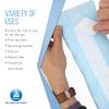 Dynarex Perineal Ice Packs for Postpartum Recovery - Postpartum Ice Packs for Cold Therapy - Perineal Cold Pack with Self Adhesive Strip - Birthing Accessories for Hospital Bag - 4.5x12-Inch, 24-Pack