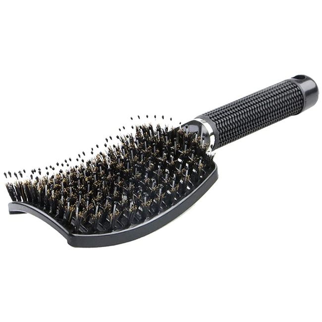 Hair Brush, Curved Vented Brush Faster Blow Drying, Paddle