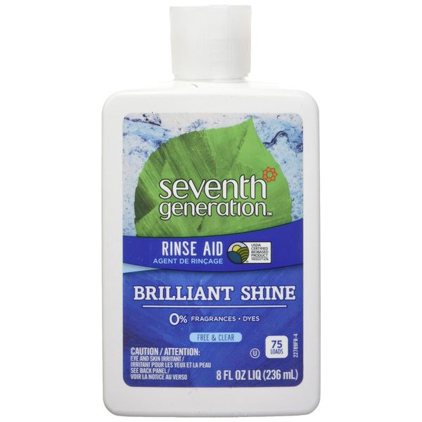 Seventh Generation Rinse Aid, Free & Clear, 8 oz