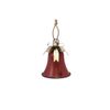 Green House CM1654-RD CM Big Bell Ornament, Medium, Red