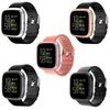 Simpeak 5-Pack Screen Protector Case Compatible with Fitbit Versa 2, TPU Soft Screen Protector Bumper Cover Replacement for Versa 2, Transparent+Rose+Silver+Black+Rosegold