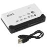 Multibao All in One Multi Card Memory Reader Adapter for Micro SD SDHC M2 MMC XD CF MS with External USB- White