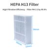 3 Pcs Replacement Filters for Airpro Rechargeable Electrical Air Purifying (AM99)