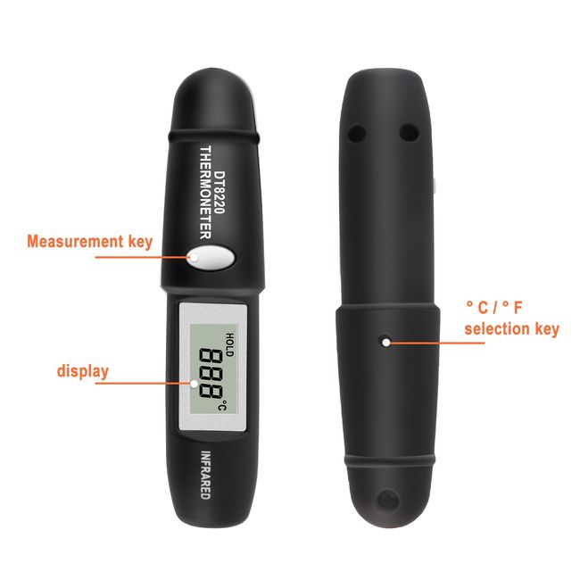 Digital Infrared Non-Contact Laser Thermometer Hygrometer Imager