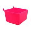JSP Manufacturing Small Plastic Florescent Pink Pegboard Storage/Part Bins (25)