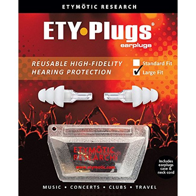 Etymotic Research ETY-Plugs High Fidelity Earplugs - Standard Fit