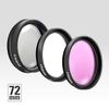 Polaroid Optics 3 Piece Filter Kit Set [UV,CPL,FLD] , 72 mm