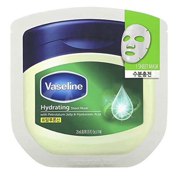 Vaseline Sheet Mask Pack, Set of 10, Green Sheet Pack, Korea (Moisture)