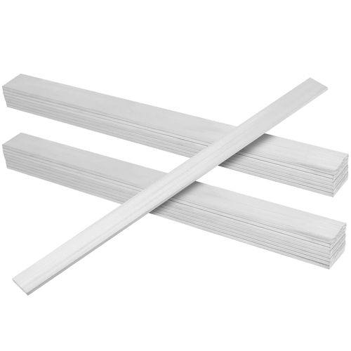 KEILEOHO 16 PCS 12 x 1 x 1/8 Inches Square Aluminum Flat Bars, 6061 General Purpose Plate, T6511 Solid New Mill Stock