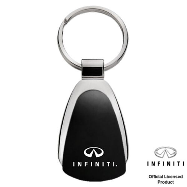 Infiniti Teardrop Keychain - Black