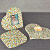 ALEA Mosaic Mosaic Kit Frame Heart Brown Green