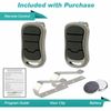2 For Genie GITR-3BX Three Button G3T-A Garage Door Opener Visor Remote