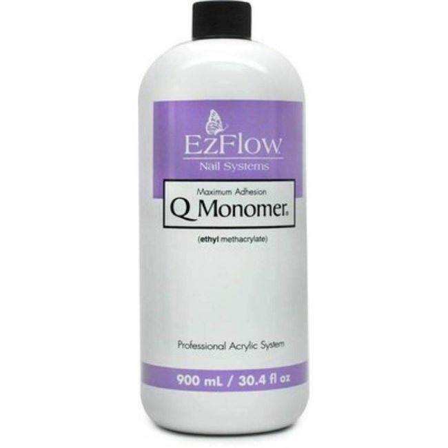 EZ Flow Q Monomer False Nails, 30.4 Fluid Ounce