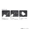 Kutsuwa FS111BK Memo & ID Holder, Far Storage, Black