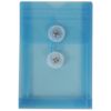 JAM PAPER Plastic Envelopes with Button & String Tie Closure - 4 1/4 x 6 1/4 - Assorted Colors - 6/Pack