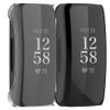 Shieranlee 2 Pack Compatible with Fitbit Inspire 2 Screen Protector Case, TPU Full Coverage Shockproof Bumper Cover