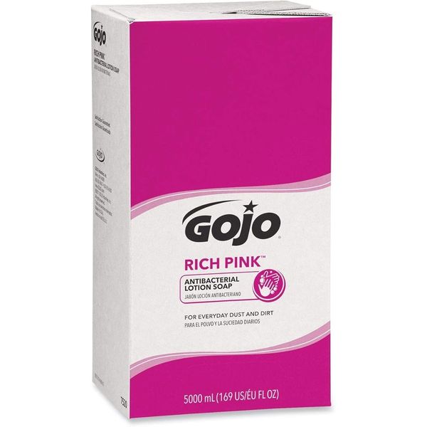 Gojo Rich Pink Antibacterial Lotion Soap
