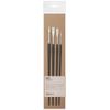 Jacksons : Akoya 4 Brush Set : 2 & 6 Round, 6 Bright, 4 Filbert
