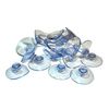 Round Button Suction Cups, Standard Plastic Rubber, Window Mushroom Suckers, 40mm (30)
