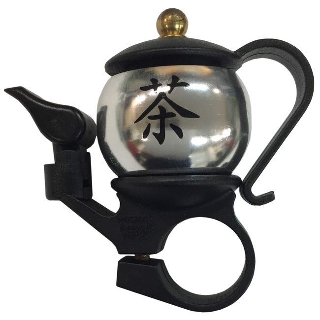 Ogi Kogyo Tea Pot Bell Silver/Black