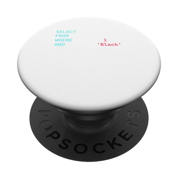Programmer SQL Query Computer Science Geek Coding Joke PopSockets Standard PopGrip