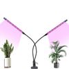 RitaPro Shop® Plant Growing Light, 2 Head, Clip Type, Flexible LED Plant Light, 6 Level Dimmer, 3 Lighting Modes, Timer Function
