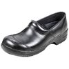 Euro-Dan Leather Safety Clogs, PU Sole, Steel Toe Cap, S2+SRC, Heavy Duty, Black, Available in Sizes 41-46, black