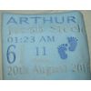 Babies Birth Details Keepsake Personalised Super Soft Fleece Blanket
