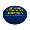 Apache Junction Arizona Coordinates Souvenir PopSockets Standard PopGrip