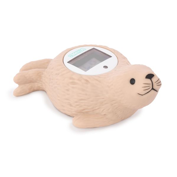 Bathimals Baby Bath Thermometer | Adorable Seal Design | Safe & Waterproof Bath Tub Water Thermometer | Baby Bath Thermometer Floating Toy Seal | Perfect For Baby Bath Time & As Room Thermometer | ℉/℃