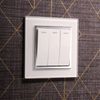Retrotouch Light Switch, White Glass