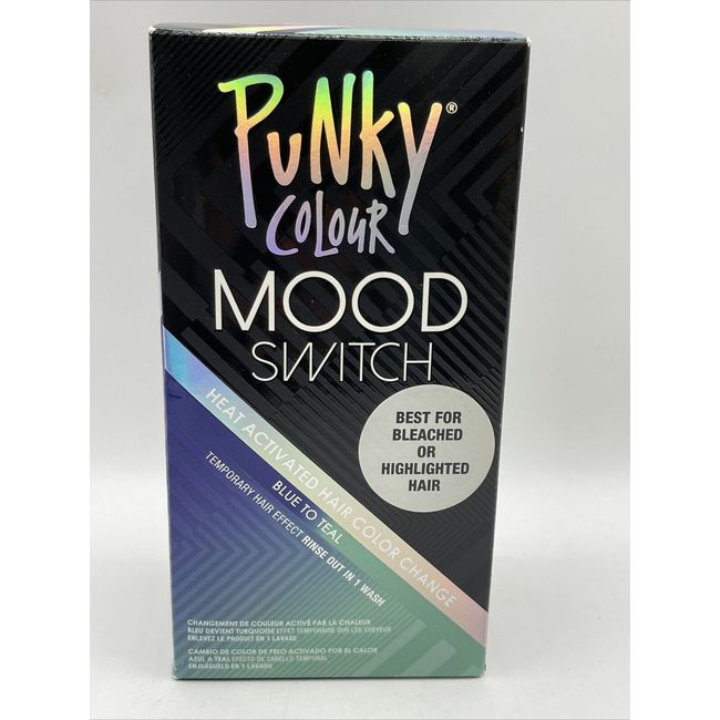 Punky Colour Mood Switch Heat Activated Hair Color Change Blue To Teal