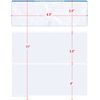 Stockchecks 1000 Top Blue Marble Blank Laser Checks