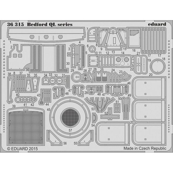 Eduard EDP36315 Plastic Model kit, Various