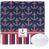 YouCustomizeIt Personalized Nautical Anchors & Stripes Washcloth