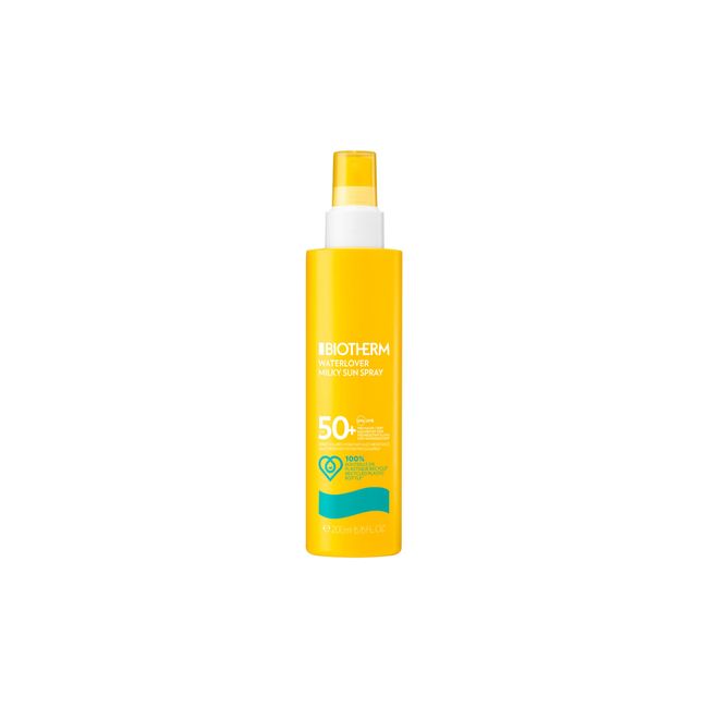 Biotherm Waterlover Sonnenspray LSF50, feuchtigkeitsspendendes Sonnenschutzspray für umfassenden Schutz, 200 ml