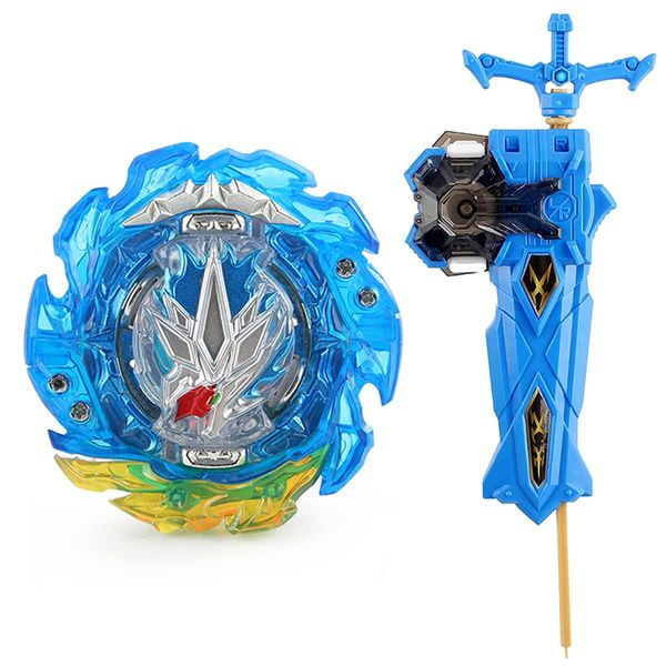 Battling Tops Burst B-203-02 King Helios MR.Gg.Zl-10 with Right/Left Spin Bey Blades Launcher, Gaming Top Spinning Toy Gift for Boys (B-203-02)