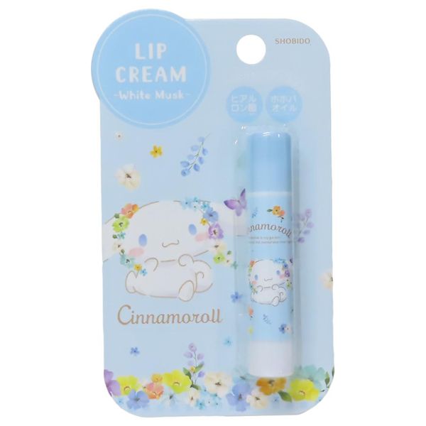 Cinnamoroll lip balm lipstick Sanrio Shobido Cosmetics and miscellaneous goods Small gift Present White musk scent Character goods Mail order Cinema collection