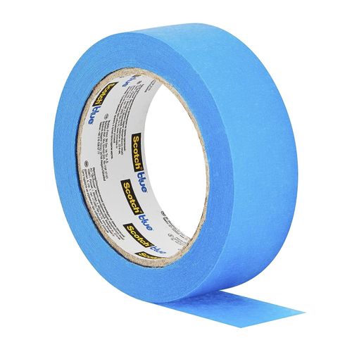 ScotchBlue Multi-Surface Premium Masking Tape, 36 mm x 41 m, 4 Rolls/Case - Scotch Adhesive Blue Painters Tape, For Painting and Decorating, Indoor & Outdoor, Sticks Well, 70% PEFC